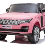 Range Rover Sport 4×4 Elbil til børn Pink m/4x12V + Gummihjul + Lædersæde