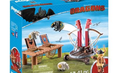 Playmobil Dragons Gorbert Knaldræb med fåreslynge – 9461 – PLAYMOBIL Dragons