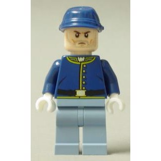 LEGO Lone Ranger Cavalry Soldier, brune øjenbryn – LEGOÂ® Lone RangerÂ®