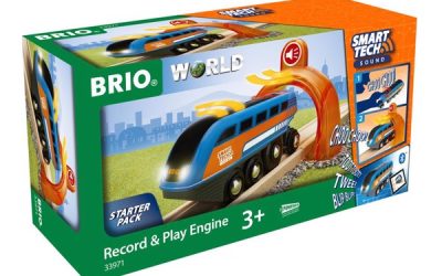 Brio Smart Tech Smart Tech Sound Lokomotiv med lydoptager   – BRIO